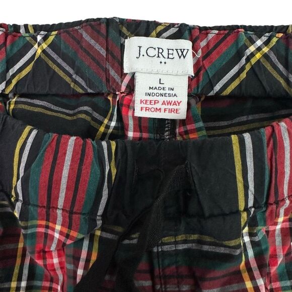 J. Crew Women's Lounge Pajama Pants size Large Stewart Tartan - Picture 4 of 8